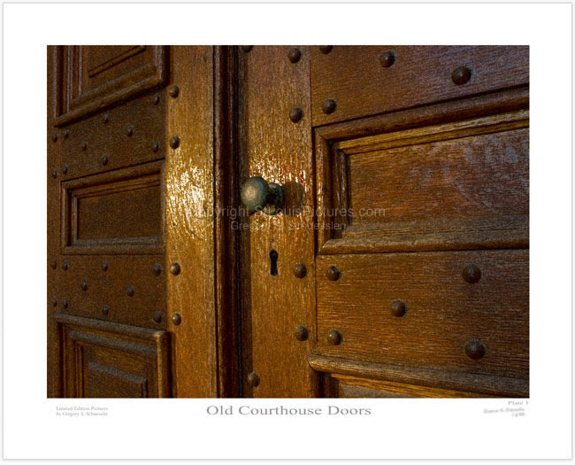 Old Courthouse Doors - Plate 1